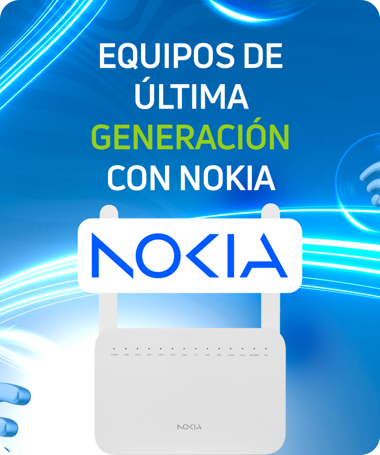 Equipos de última generación con Nokia